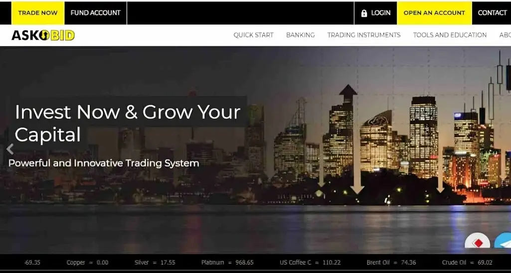 Обзор брокера ASKOBID Обзор брокера ASKOBID