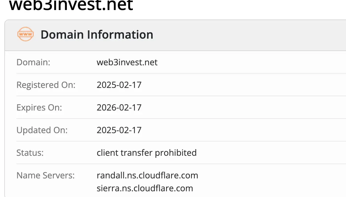 домен Web3Invest Web3Invest домен