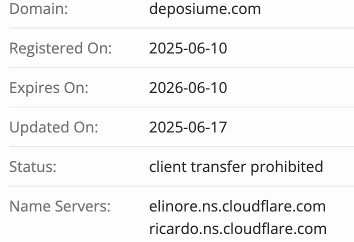 домен Deposiume