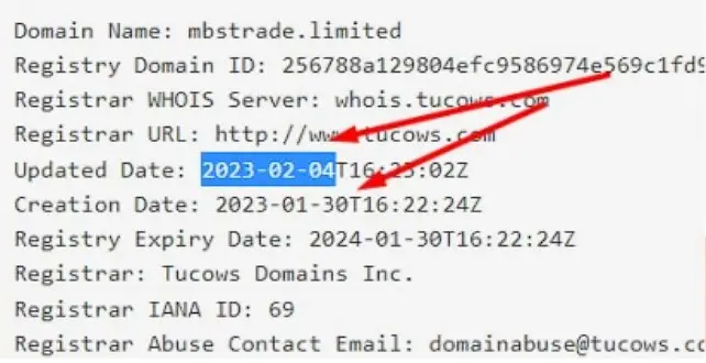 Проверка домена mbstrade.limited Проверка домена mbstrade.limited