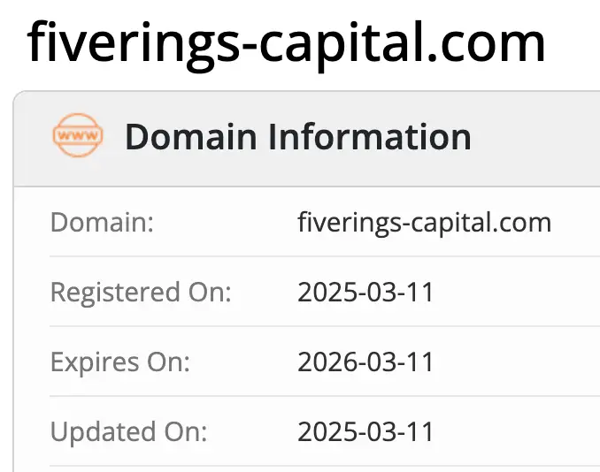 домен Five Rings Capital LLP