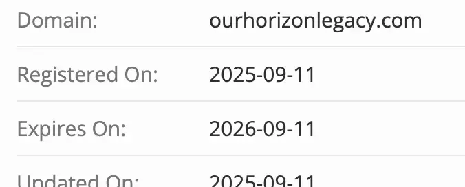 Horizon Legacy домен домен Horizon Legacy