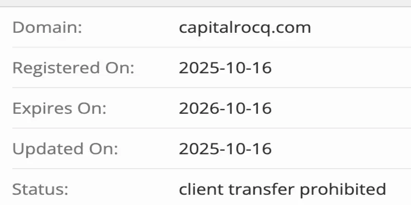 домен CapitalRocq