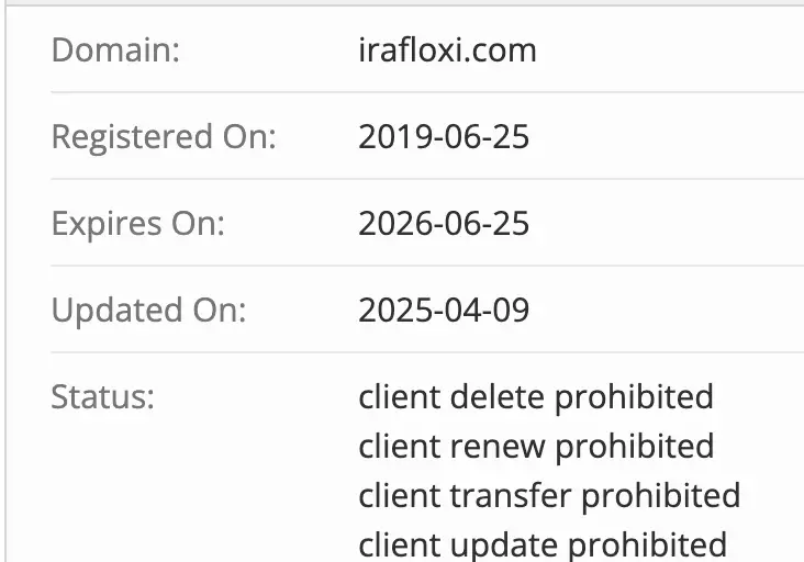 домен Irafloxi