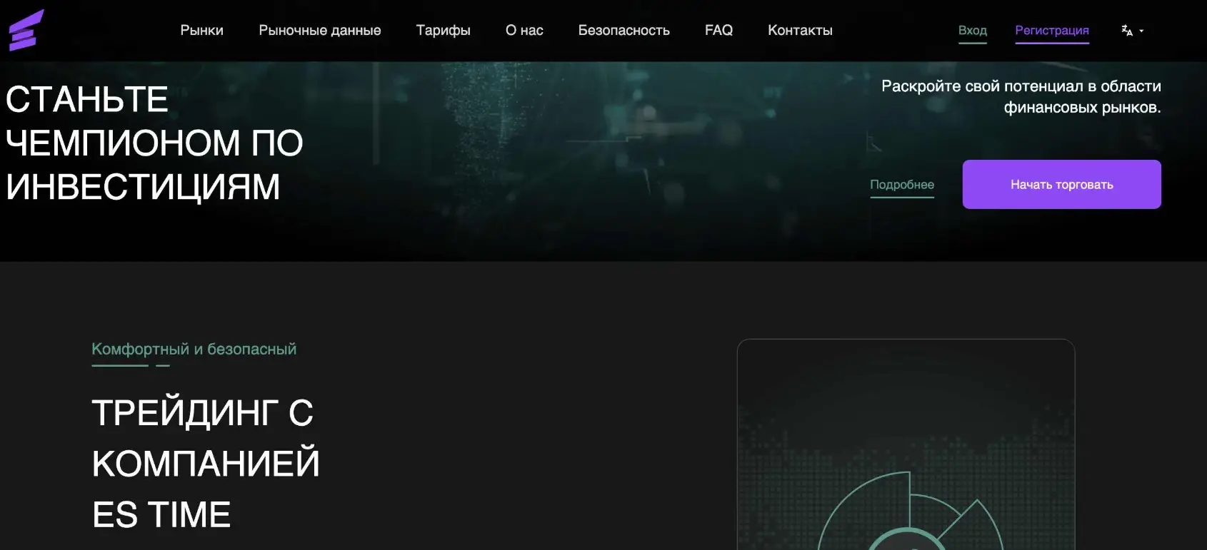 Обзор брокера ES Time Обзор брокера ES Time