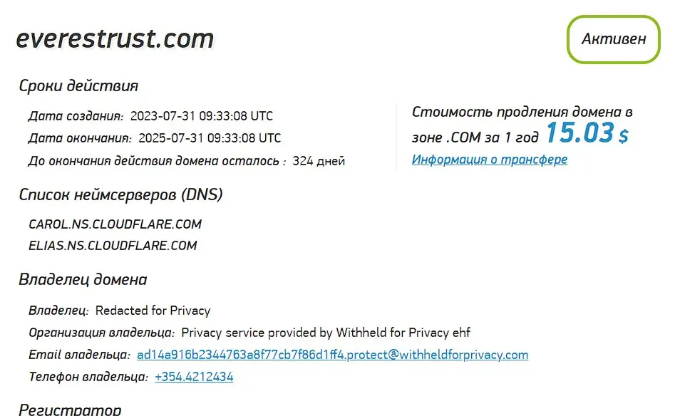 proverka-domennogo-imeni-everestrust-com Проверка доменного имени everestrust.com