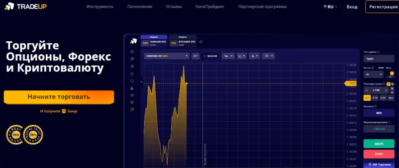 обзор брокера TradeUp