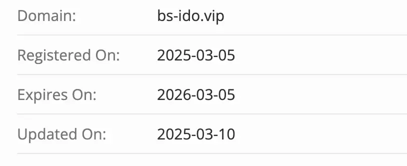 ΠΈΠ½ΡΠΎ ΠΎ Π΄ΠΎΠΌΠ΅Π½Π΅ BS-IDO ΠΏΡΠΎΠ²Π΅ΡΠΊΠ° Π΄ΠΎΠΌΠ΅Π½Π° BS-IDO