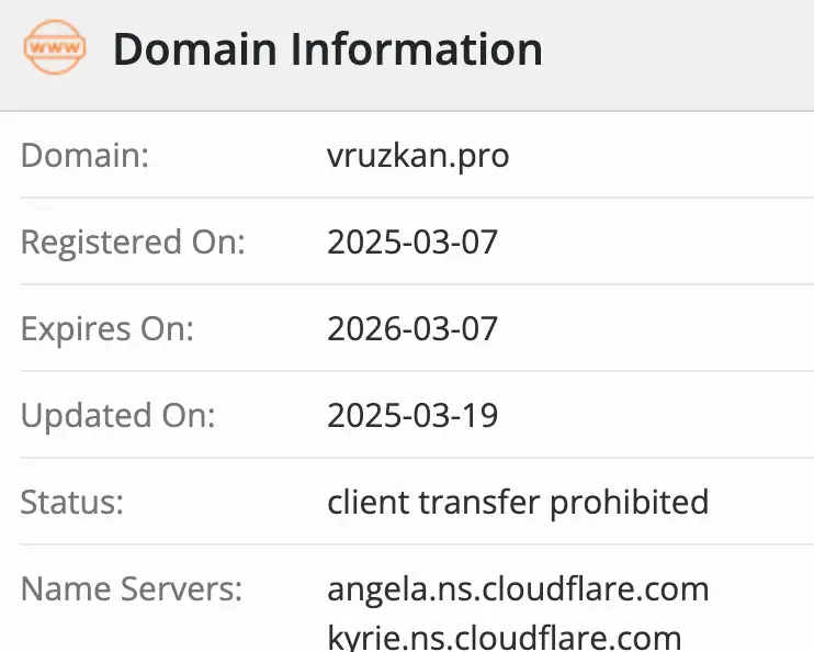 домен Vruzkan