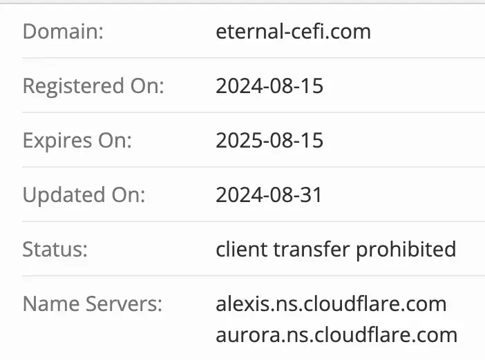 Eternal домен  домен Eternal