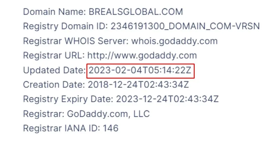 Проверка домена brealsglobal.com Проверка домена brealsglobal.com