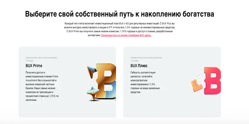 информация о BUX
