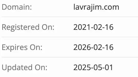 Lavrajim домен  домен Lavrajim