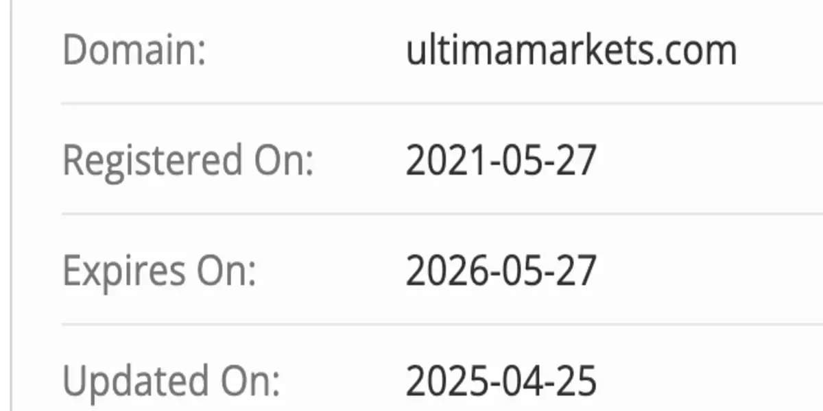 домен Ultima Markets