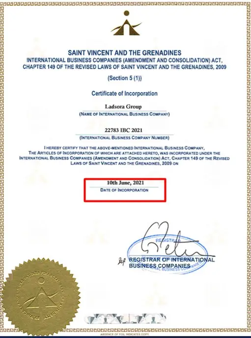 Проверка лицензии Ladsora Group