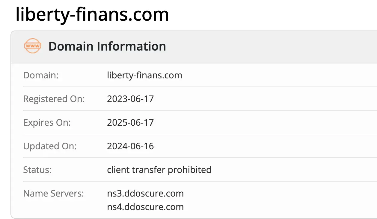 домен Liberty Finance Liberty Finance домен