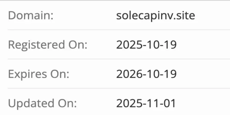 домен Solecapinv