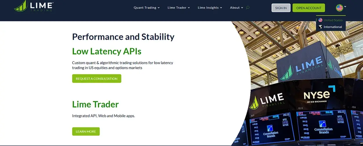 Основная информация о Lime Trading