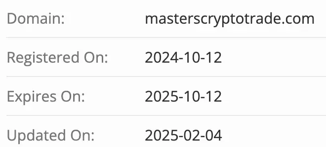 домен Masters CryptoTrade