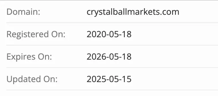 домен Crystal Ball Market