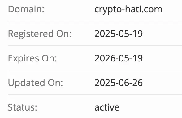 CryptoHati домен домен CryptoHati