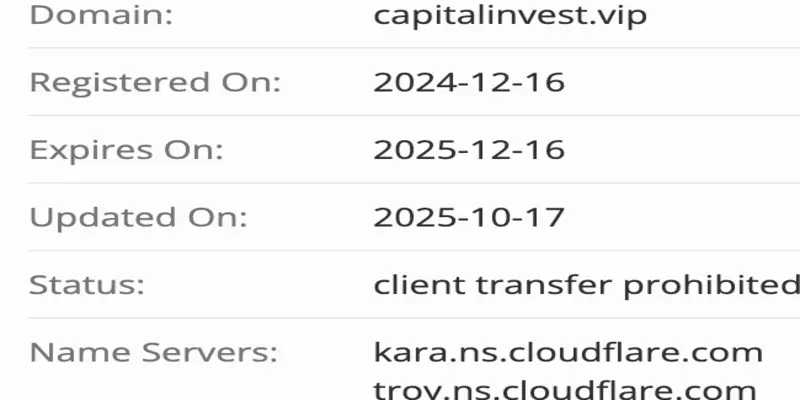 Market Capital Invest домен домен Market Capital Invest